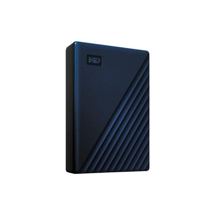 Western Digital WD My Passport for Mac 4TB Disco Duro Externo USB 3.2 Gen 1, USB-C, Cifrado Hardware AES 256-bit, WDBA2F0040BBL - Azul Medianoche