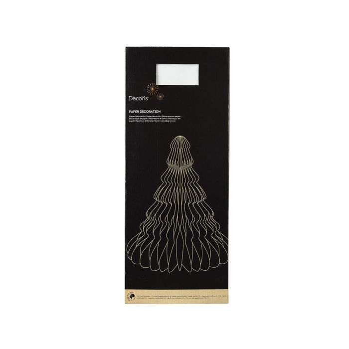 Árbol de Navidad Decoris Blanco Papel Ø 48 x 60 cm 1