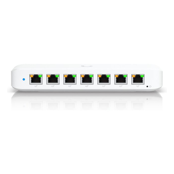Ubiquiti USW-Ultra Switch Gestionado L2 8 Puertos Gigabit Ethernet PoE+ 42W Montaje Pared