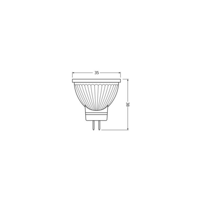 [LVE-4099854050329] Ledvance/Osram Bombilla LED Spot GU4 4,2W 345Lm 2700K 36º IP20 1