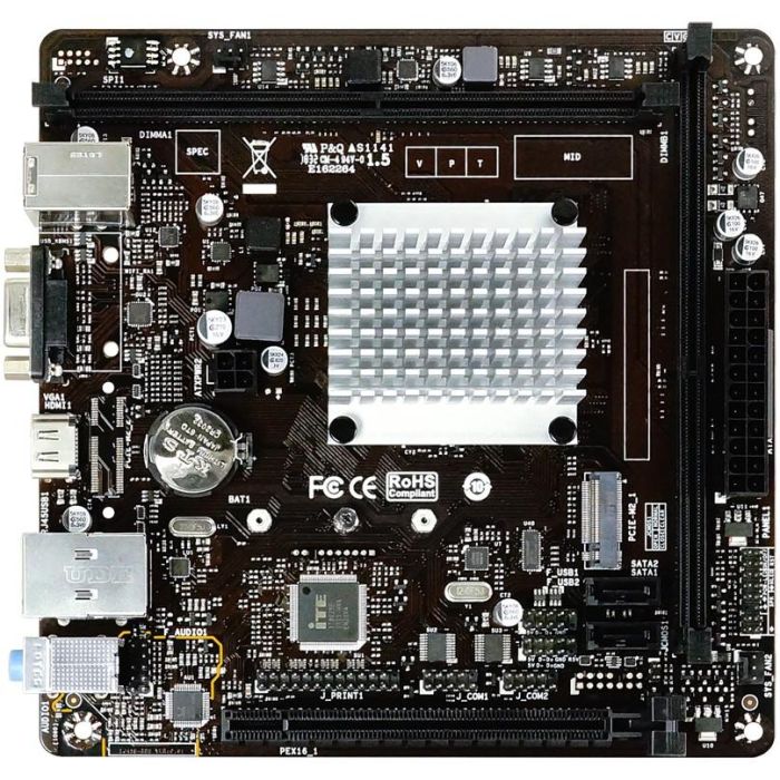 Biostar J4125NHU Placa Base Mini ITX con CPU Intel Celeron J4125 Integrada