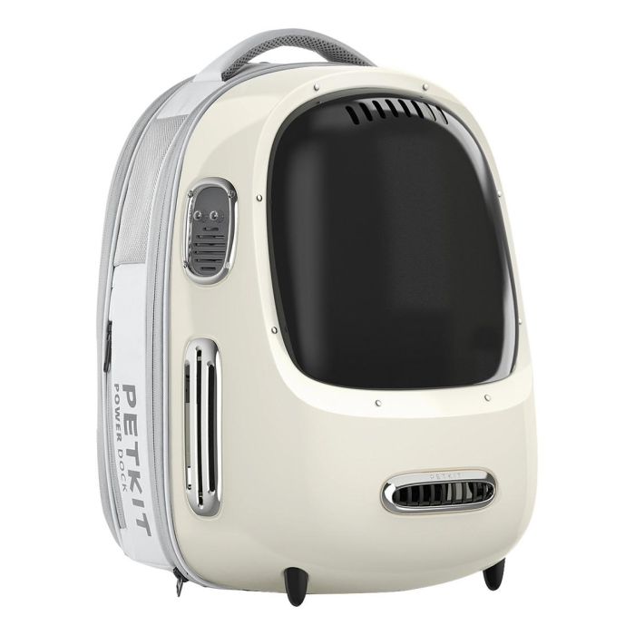 Petkit Breezy 2 Transportín Rígido para Mascotas con Ventilador - Mochila de Carga Frontal para Gatos y Animales Pequeños, Color Cremeweiß (Blanco Degradado) 0 Petkit Breezy 2 Transportín Rígido para Mascotas con Ventilador - Mochila de Carga Frontal para Gatos y Animales Pequeños, Color Cremeweiß (Blanco Degradado) 0