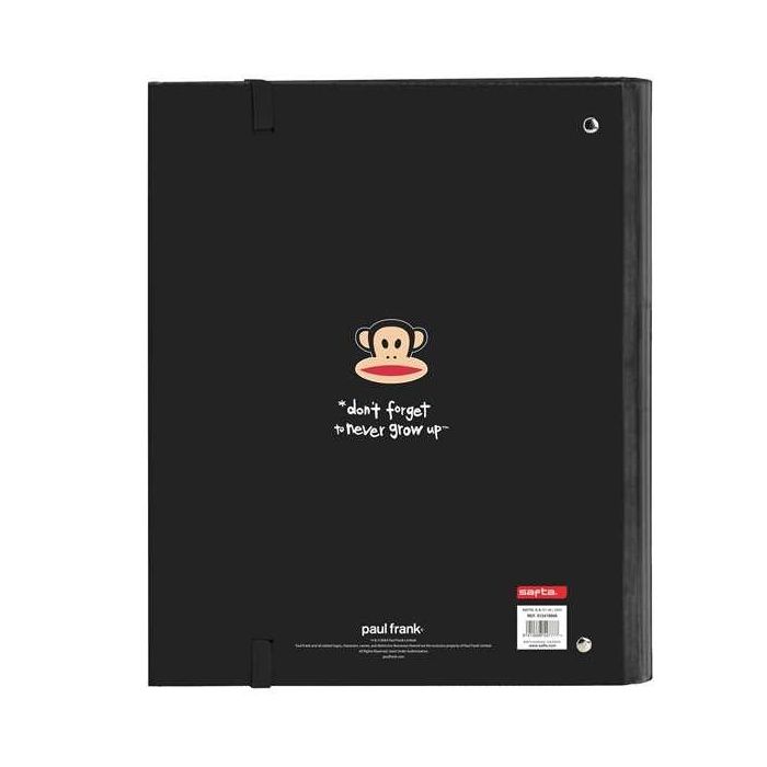 Carpeta de anillas Paul Frank Join the fun Negro 27 x 32 x 3.5 cm 1 Carpeta de anillas Paul Frank Join the fun Negro 27 x 32 x 3.5 cm 1