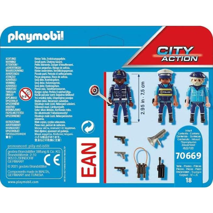 Figuras policía playmobil city action 2