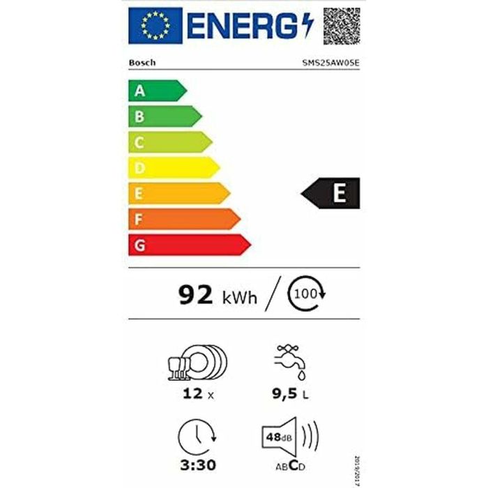 Lavavajillas BOSCH SMS25AW05E Blanco (60 cm) 1 Lavavajillas BOSCH SMS25AW05E Blanco (60 cm) 1