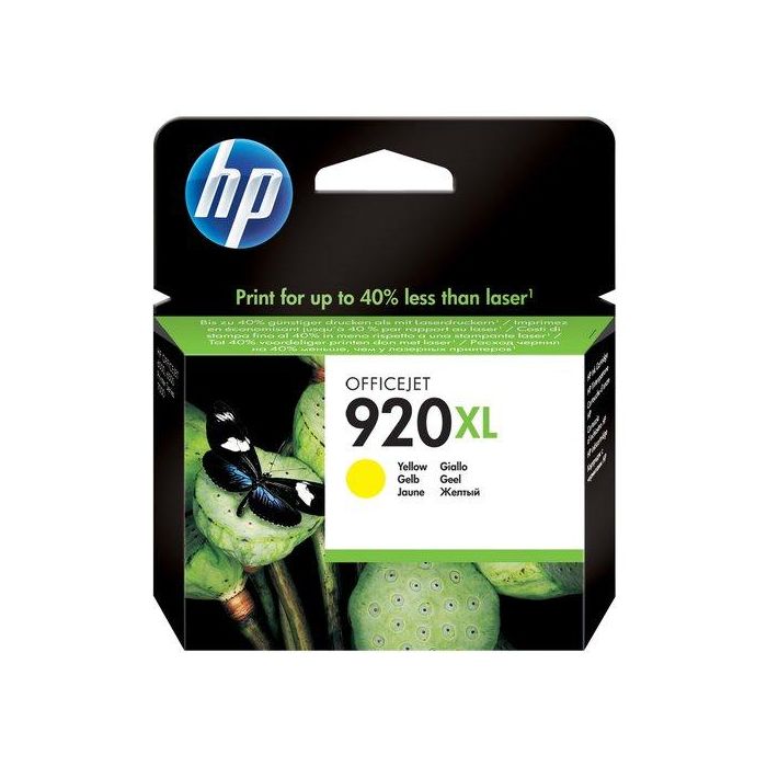 Cartucho Inkjet Hp Cd974Ae Nº920Xl Officejet 920/6000/6500 Amarillo 700 Pág.