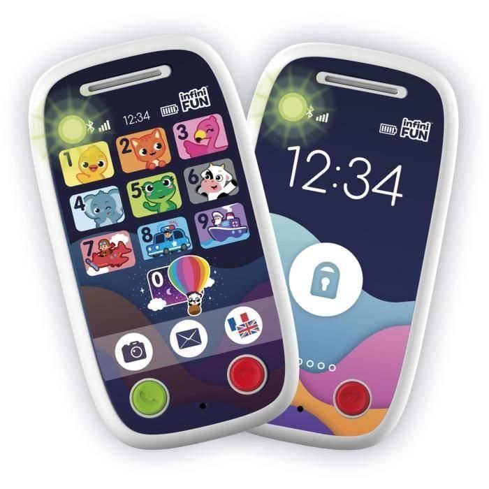 KD 8436538676202 My 1st Phone Duo Teléfono de Juguete - Comunicación realista y aprendizaje de números y colores