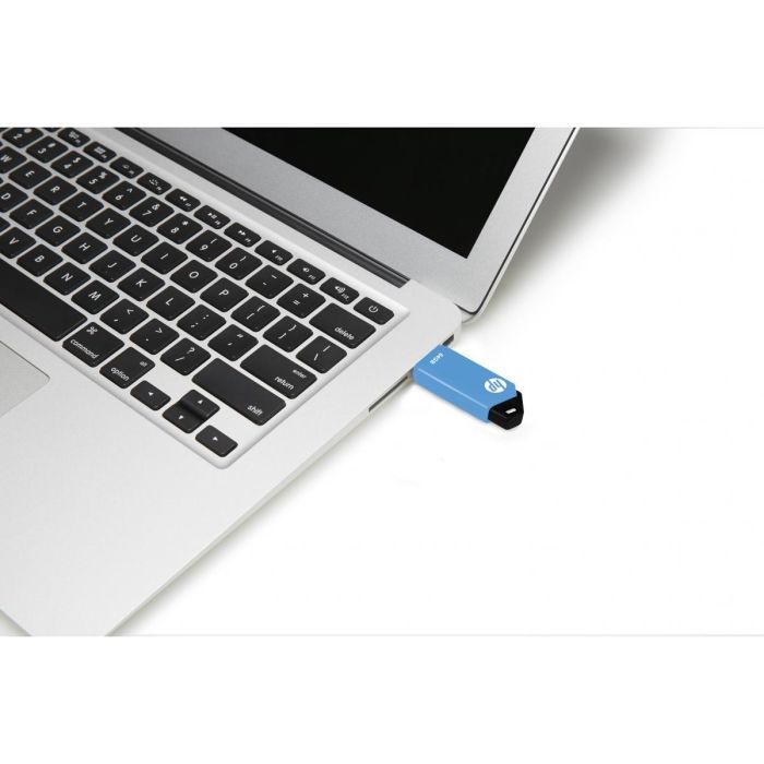 HP v150w 64GB USB 2.0 Flash Drive (Negro/Azul) 3