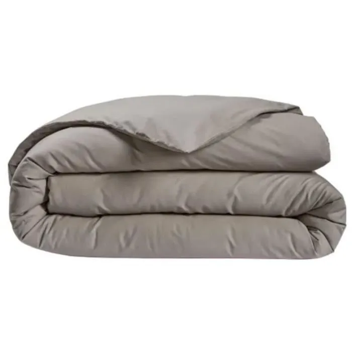 Dodo Cubierta de dudo 240x220 cm Algodón Antibacteriano Taupe Hecho en Francia 1