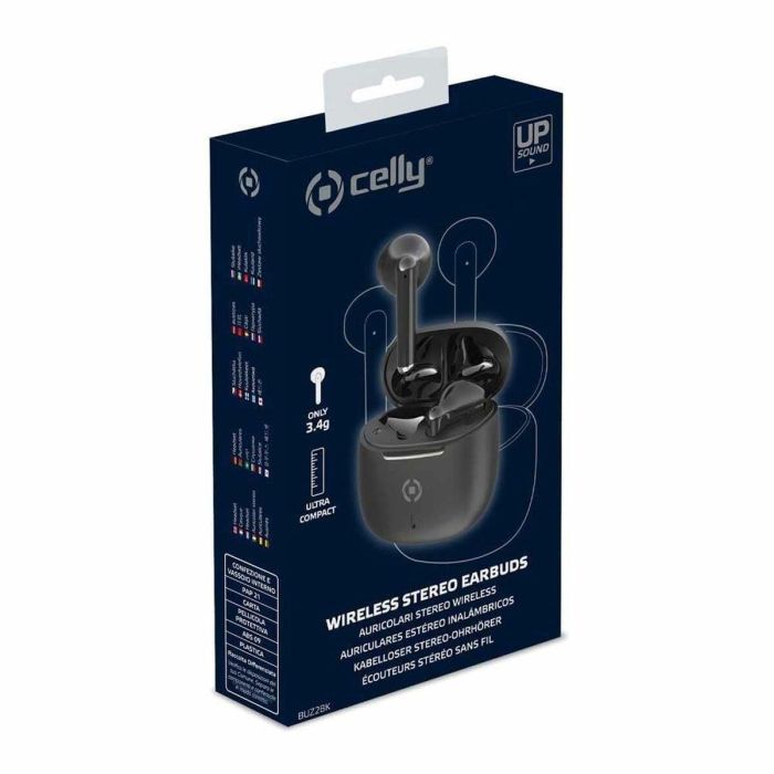 Celly Auricular Buz Inalambrico Bluetooth Negro 4 Celly Auricular Buz Inalambrico Bluetooth Negro 4