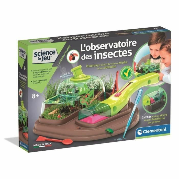 Clementoni CLE8005125529261 - El observatorio de insectos, juego educativo para niños
