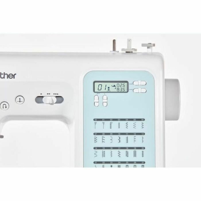 Máquina de coser electrónica BROTHER FS40s-40 puntadas-Sistema de enhebrado de agujas-Pantalla LCD-Teclas de selección-Brazo libre 1