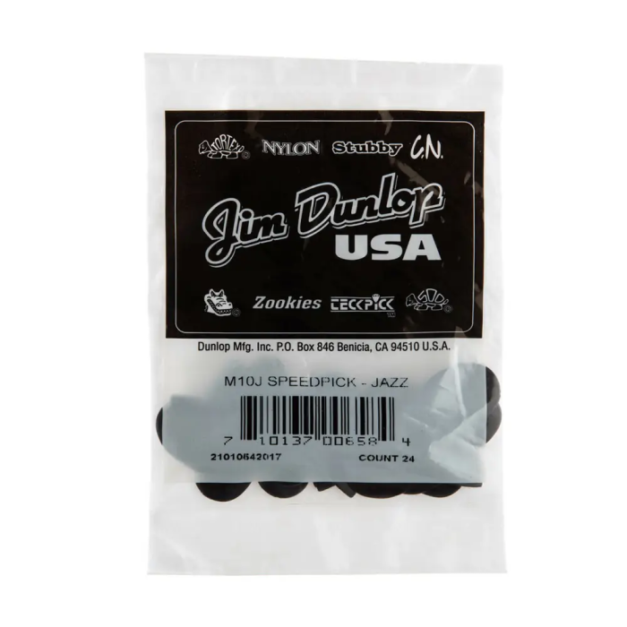 DUNLOP Pack 24 Púas Speedpick Medium Jazz - Ángulo 10º 0 DUNLOP Pack 24 Púas Speedpick Medium Jazz - Ángulo 10º 0