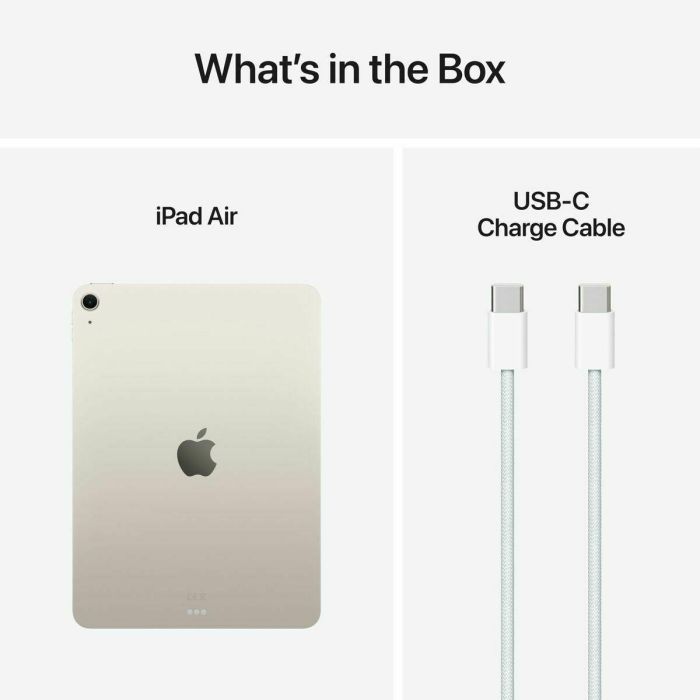 Apple iPad Air 256 GB WiFi - 11" IPS, Apple M3, 8 GB RAM, Pantalla True Tone, Compatible con Apple Pencil 7
