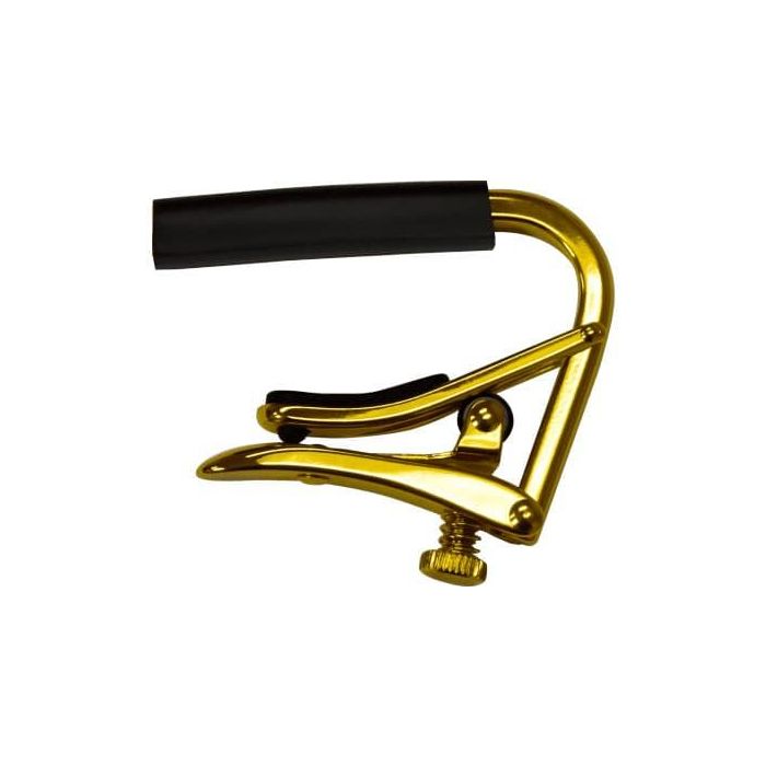 Shubb Cejilla Standard Dorada para Guitarra Acústica y Eléctrica de 12 Cuerdas
