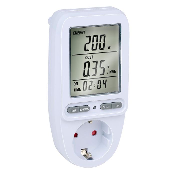 Monitor de energía para enchufes 7 x 7,5 x 14,5 cm 0 Monitor de energía para enchufes 7 x 7,5 x 14,5 cm 0