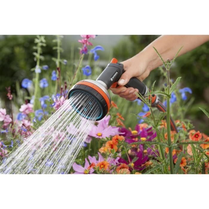 Gardena Pistola Multiusos Premium de Metal Resistente con 5 Chorros (lluvia, aireado, concentrado, niebla, plano), Anti-Heladas y Mango Ergonómico 3 Gardena Pistola Multiusos Premium de Metal Resistente con 5 Chorros (lluvia, aireado, concentrado, niebla, plano), Anti-Heladas y Mango Ergonómico 3