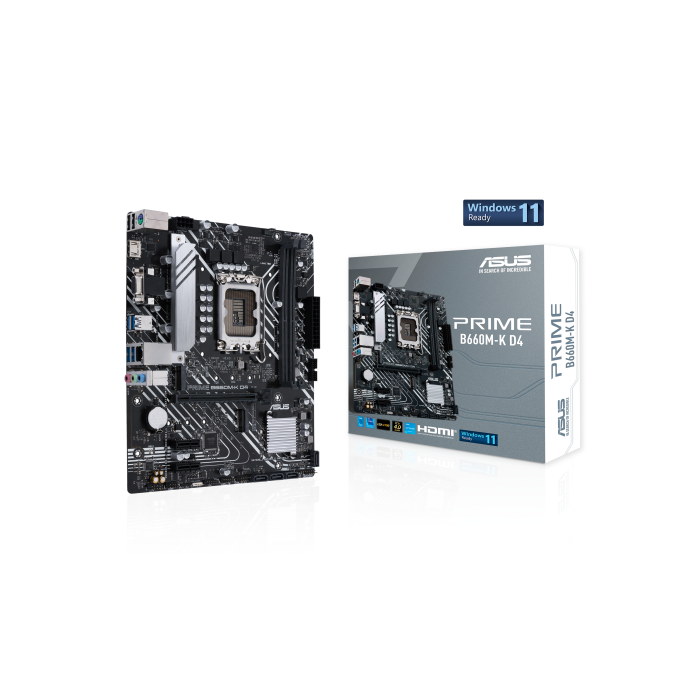 Placa Base Asus Prime B660M-K D4/ Socket 1700/ Micro ATX 4