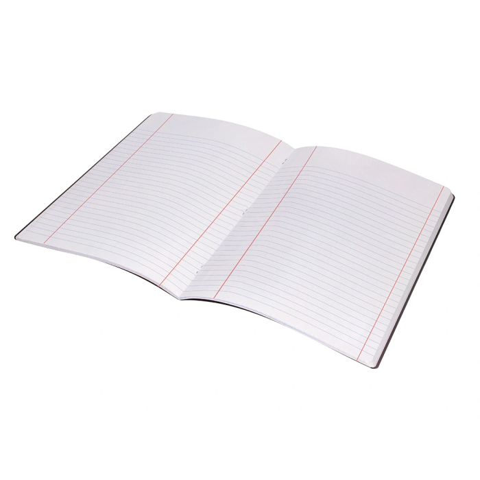 Liderpapel Libreta A5 48 Hojas 90gr Rayado Horizontal Tapa Plástico Negra 5
