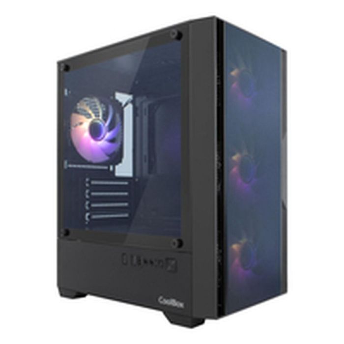 Coolbox GM220 MPFusion Caja PC Gaming Micro ATX/ITX Torre con Cristal Templado y 4 Ventiladores Preinstalados USB-C 1 Coolbox GM220 MPFusion Caja PC Gaming Micro ATX/ITX Torre con Cristal Templado y 4 Ventiladores Preinstalados USB-C 1