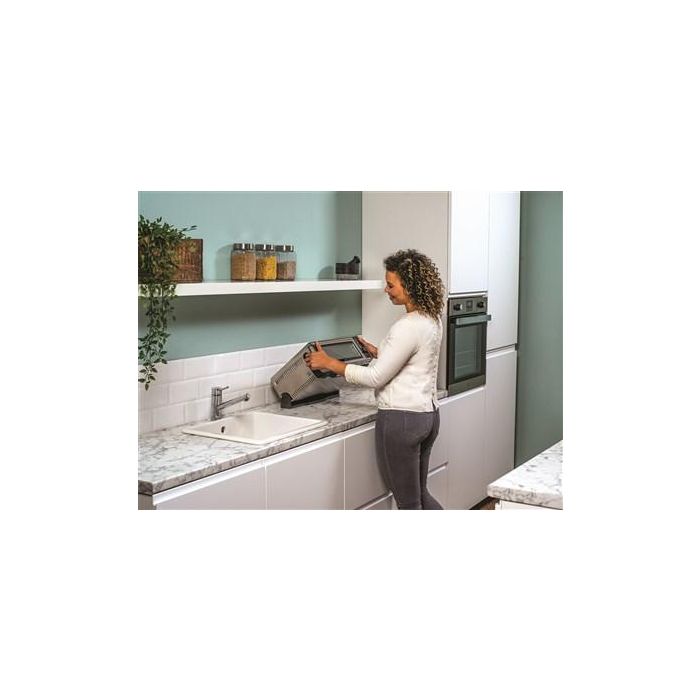 Ninja SP101EU Minihorno de Sobremesa 8 en 1 Vertical Compacto con Tecnología Digital Crisp y Aire Caliente - Ideal para Cocinas Pequeñas 4