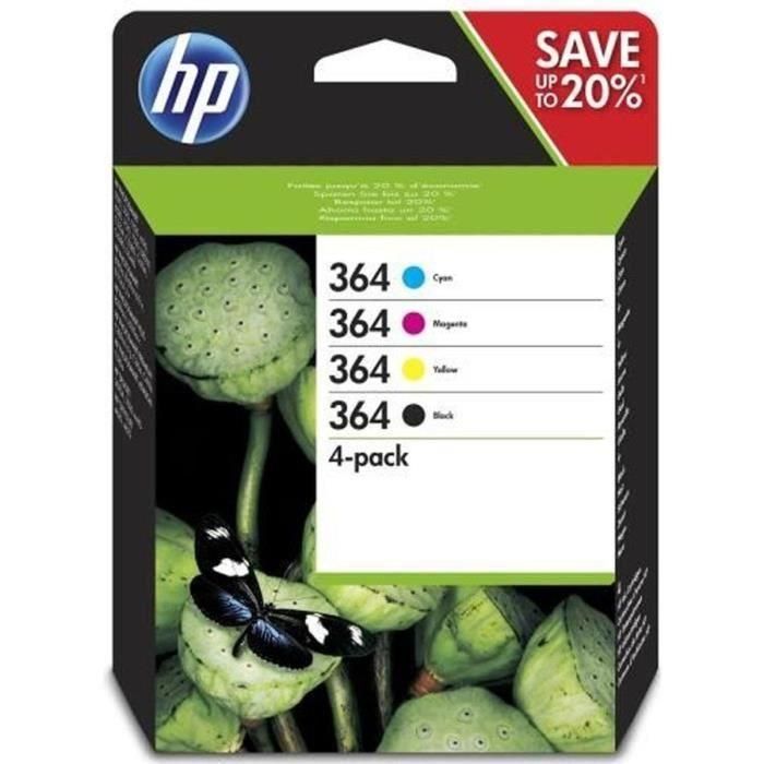HP Tinta Original 364 Negro y Color para Impresoras HP Photosmart 3070a, B8550, C5380, D5460, C6380, B010a, C210a, 5520, 6520 0 HP Tinta Original 364 Negro y Color para Impresoras HP Photosmart 3070a, B8550, C5380, D5460, C6380, B010a, C210a, 5520, 6520 0