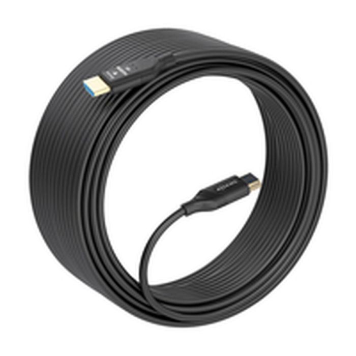 AISENS - CABLE HDMI V2.0 AOC PREMIUM ALTA VELOCIDAD / HEC 4K@60HZ 18GBPS, A/M-A/M, NEGRO, 25M 2 AISENS - CABLE HDMI V2.0 AOC PREMIUM ALTA VELOCIDAD / HEC 4K@60HZ 18GBPS, A/M-A/M, NEGRO, 25M 2