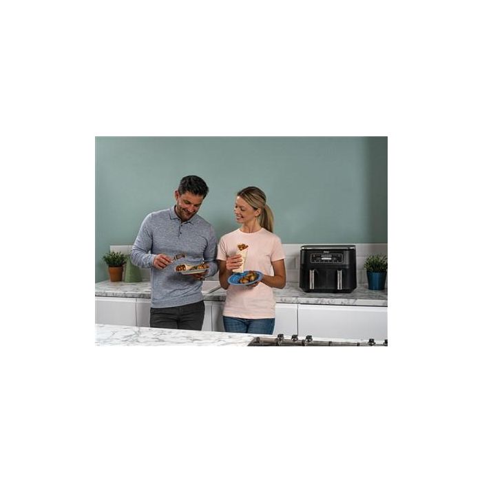 Ninja AF300EU Freidora de Aire 6 en 1 Dual Zone 7.6L, Cocina 2 Alimentos a la Vez, Max Crisp, Asar, Hornear, Deshidratar, Recalentar 8 Ninja AF300EU Freidora de Aire 6 en 1 Dual Zone 7.6L, Cocina 2 Alimentos a la Vez, Max Crisp, Asar, Hornear, Deshidratar, Recalentar 8