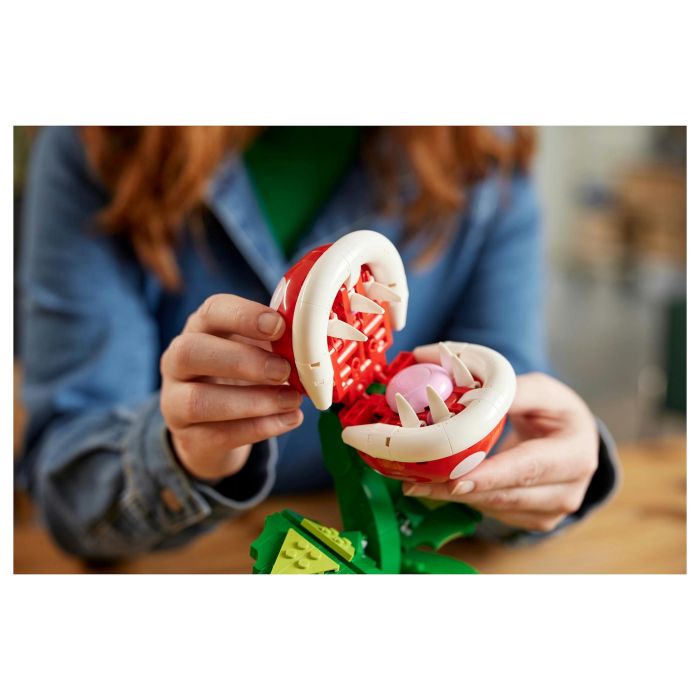 Lego Super Mario 71426 Planta Piraña, Figura Articulada con Tubo y 2 Piezas, Modelo para Adultos, Idea de Regalo 4