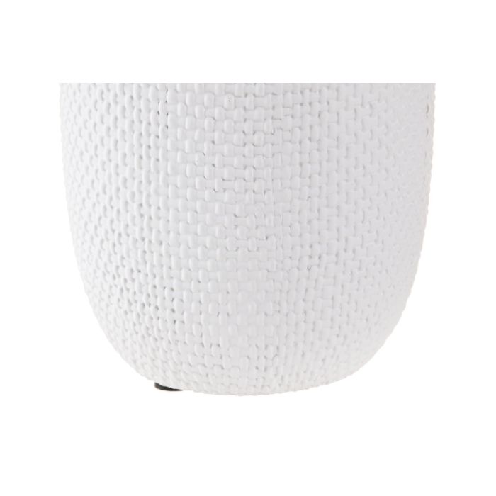 DKD Home Decor Vaso Básico de Cemento Blanco 8 x 10.5 x 8 cm 1
