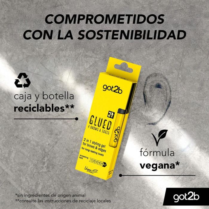 Schwarzkopf Mass Market GOT2B GLUED fijador de cejas 2 en 1, gel transparente de secado rápido, 16 ml 2 Schwarzkopf Mass Market GOT2B GLUED fijador de cejas 2 en 1, gel transparente de secado rápido, 16 ml 2