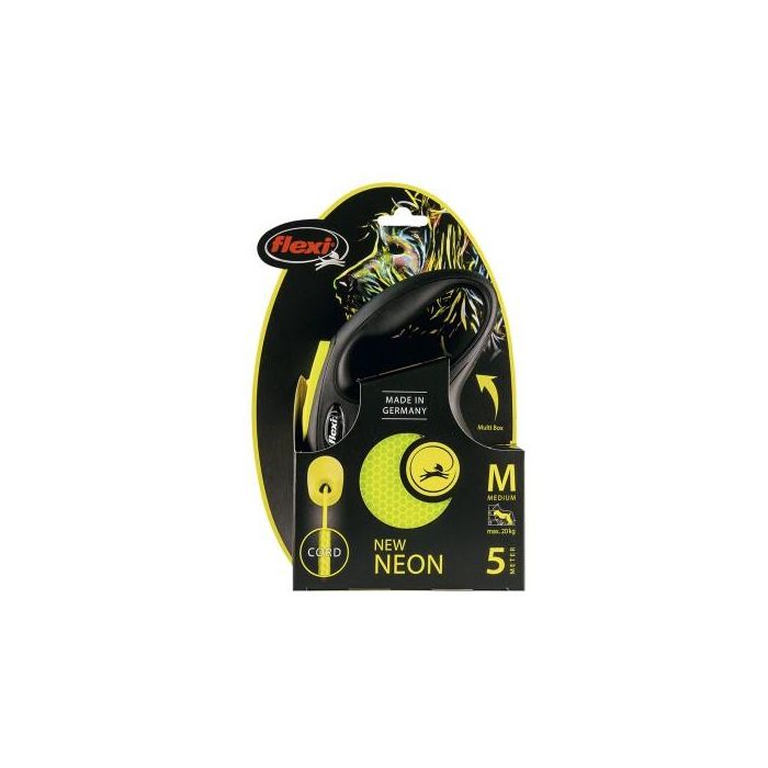 Flexi Neon Amarillo 5M M 20 kg 1 Flexi Neon Amarillo 5M M 20 kg 1