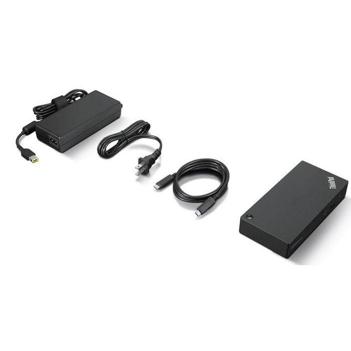 Lenovo Dock para Portátil / Replicador de Puertos USB-C 3.2 Gen 1 con Cable Negro 1 Lenovo Dock para Portátil / Replicador de Puertos USB-C 3.2 Gen 1 con Cable Negro 1