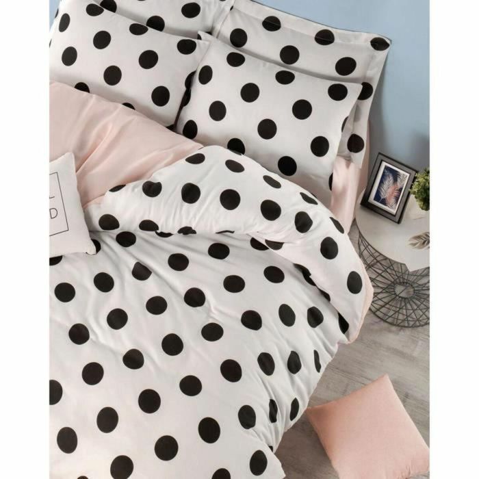 Juego de cama ASI8681875600155 1 funda nórdica 220x240 cm + 2 fundas almohada 60x60 cm - 65% algodón, 35% poliéster Blanco 3