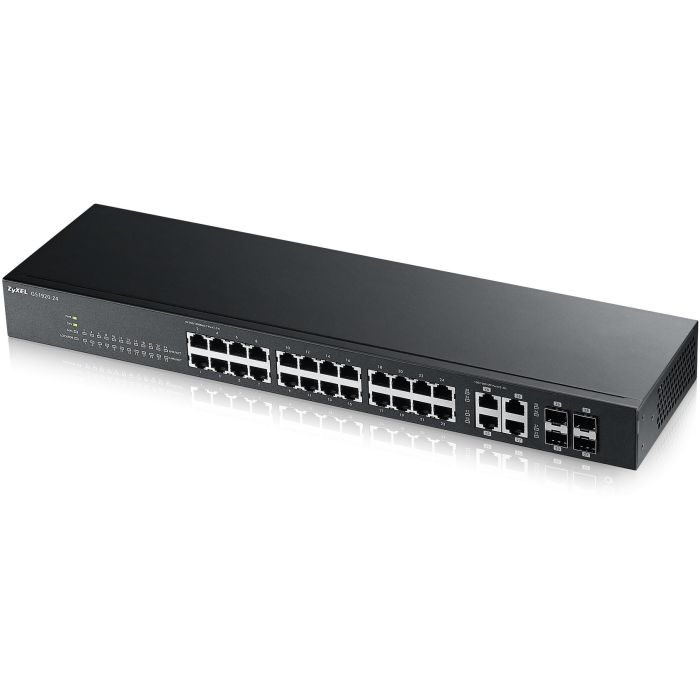 Zyxel GS1920-24V2 Switch Gestionado Gigabit Ethernet 24 Puertos RJ-45 10/100/1000 + 4 Combo SFP Montaje en rack