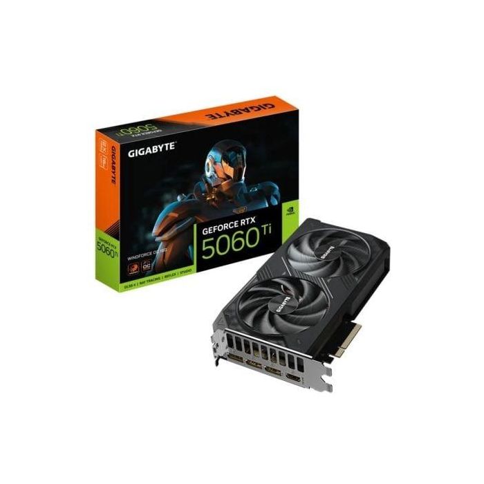 Gigabyte 9VN506TWO-00-G10 Tarjeta Gráfica GeForce RTX 5060 Ti WindForce OC 16GB GDDR7 NVIDIA Blackwell DLSS 4 para gaming y creación 0 Gigabyte 9VN506TWO-00-G10 Tarjeta Gráfica GeForce RTX 5060 Ti WindForce OC 16GB GDDR7 NVIDIA Blackwell DLSS 4 para gaming y creación 0