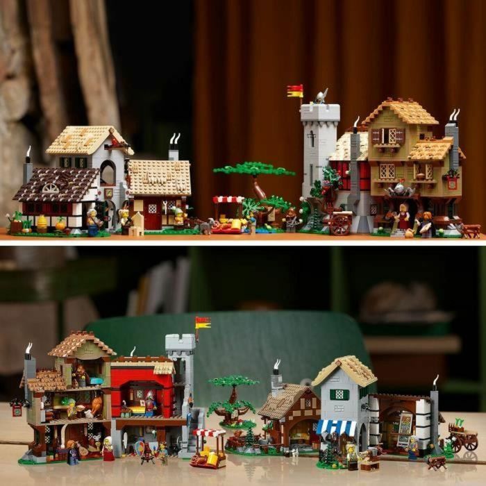 LEGO Icons 10332 Plaza de la Ciudad Medieval - Decoración del hogar para adultos 4 LEGO Icons 10332 Plaza de la Ciudad Medieval - Decoración del hogar para adultos 4