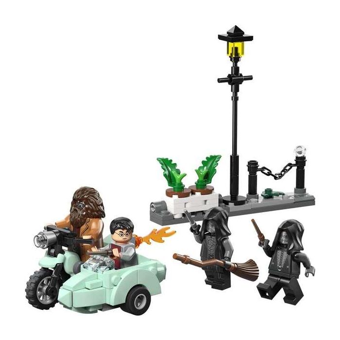 Juego de construccion hagrid y harry: huida de privet drive lego harry potter 4