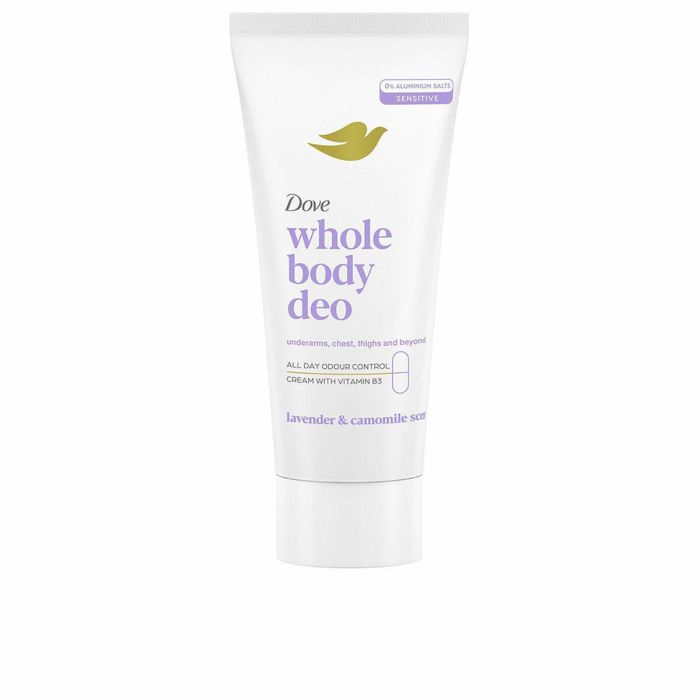Dove Desodorante en Crema Corporal Unisex con Lavanda y Camomila, Antitranspirante sin Aluminio para Axilas, Cuerpo, Zonas Íntimas, Muslos y Pies, 75 ml 0 Dove Desodorante en Crema Corporal Unisex con Lavanda y Camomila, Antitranspirante sin Aluminio para Axilas, Cuerpo, Zonas Íntimas, Muslos y Pies, 75 ml 0