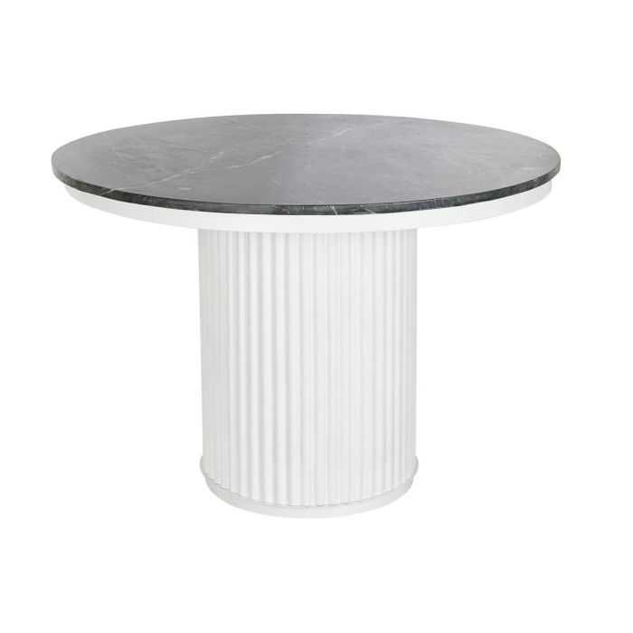 Mesa Comedor Moderno DKD Home Decor Negro Blanco 110 x 76 x 110 cm