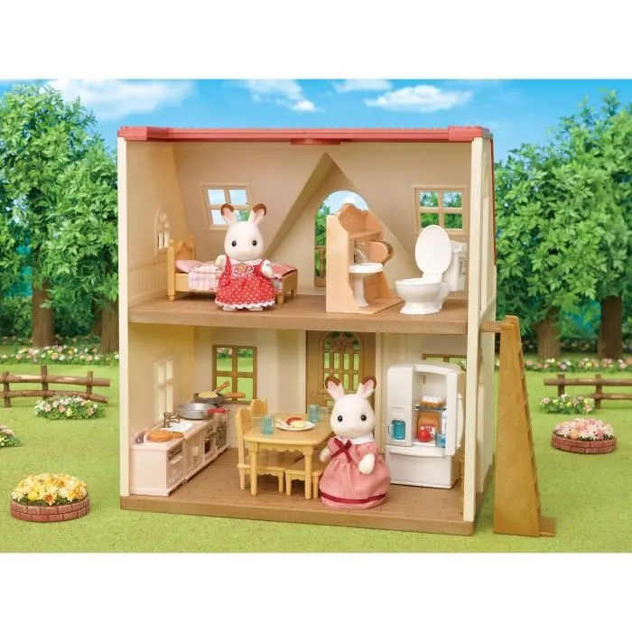 Sylvanian Families 5449 Conjunto de Muebles Cabaña y Mamá para Niños y Niñas de 3 Años Juguete Educativo 4