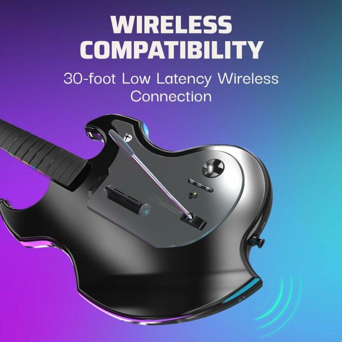 PDP PDP1717631038530 Riffmaster Guitarra Inalámbrica para Xbox Series X|S, Xbox One y PC - Negra 10