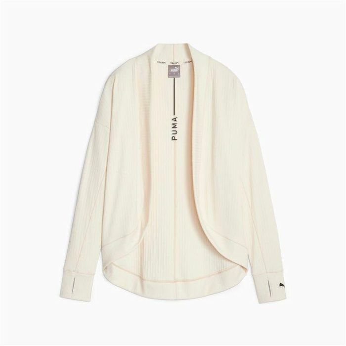 Chaqueta Deportiva para Mujer Puma Studio Unwind Long C Blanco 1 Chaqueta Deportiva para Mujer Puma Studio Unwind Long C Blanco 1