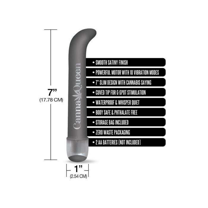 Vibrador Punto G NS Novelties Prints Charming Gris 3 Vibrador Punto G NS Novelties Prints Charming Gris 3