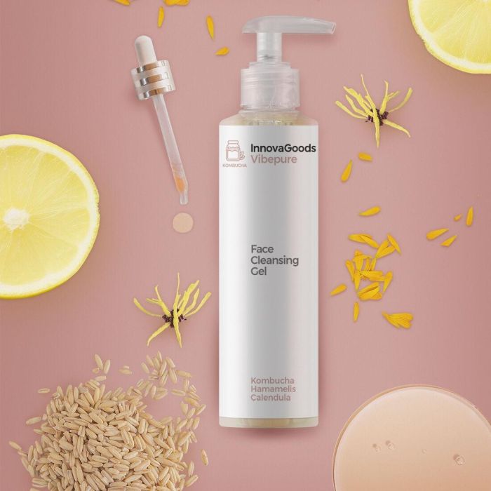 Gel Limpiador Facial Kombucha Vibepure InnovaGoods 200 ml 4 Gel Limpiador Facial Kombucha Vibepure InnovaGoods 200 ml 4