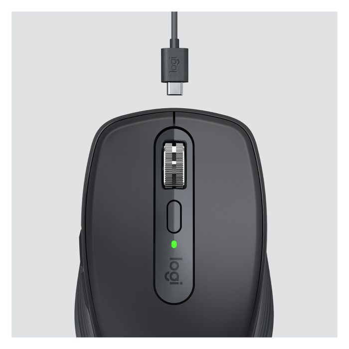 Logitech Ratón MX Anywhere 3 Inalámbrico RF + Bluetooth 4000 DPI Grafito 4