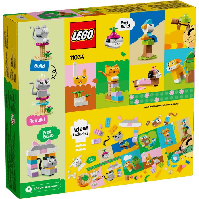 Lego Classic Juego de Construcción Mascotas Creativas para Niños de 5 años y más 12