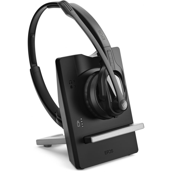 EPOS IMPACT D 30 Phone Auriculares Inalámbricos DECT para Oficina/Centro de Llamadas Binaurales Negros 1