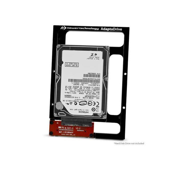 OWC Adaptador Conversor de Bahía 2.5" a 3.5" SATA para Discos Duros HDD y SSD, Aluminio Negro, Compatible con Mac/PC, Flujo de Aire Óptimo 6 OWC Adaptador Conversor de Bahía 2.5" a 3.5" SATA para Discos Duros HDD y SSD, Aluminio Negro, Compatible con Mac/PC, Flujo de Aire Óptimo 6