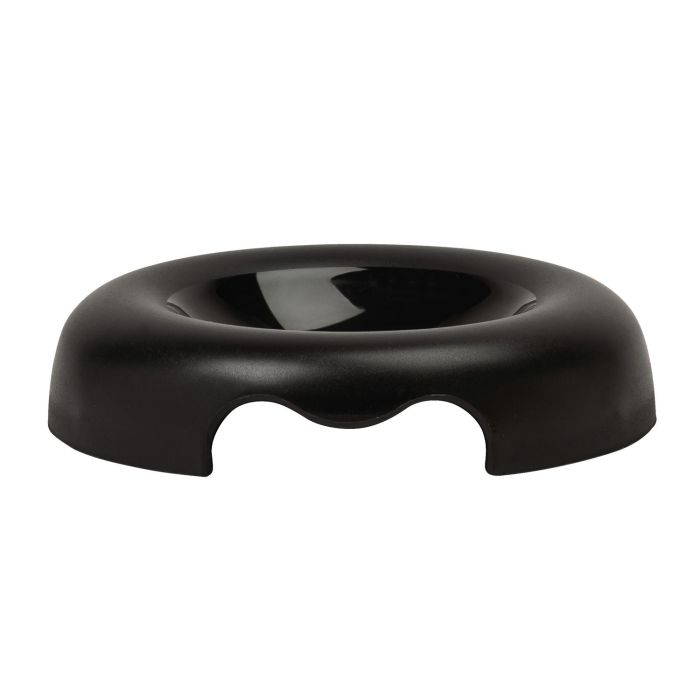 United Pets Comedero para Gatos Kitty Anti-Bigotes Antideslizante 18cm Negro Polipropileno Reciclado BPA Free 120ml